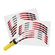 Retroreflective Red Colored Strips Sticker SH19 For Suzuki SV 650X 19-20