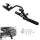 Steel Stunt Pedal Bracket Passenger Peg Guard Fit For YAMAHA FZ-09 2014-2017