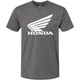 Honda Apparel Honda Wing T-Shirt - Heather/White | Medium