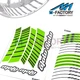 Racing 17 Inch Red Rim Stickers AA02 For Honda CB 919 Hornet 900 02-07 05 06