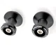 Black SPMF 6MM CNC Swing Arm Spools For Yamaha YZF R1M R1 19 20 21 22 23