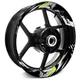 For Honda CBR650R 19-24 23 22 21 20 Wheel Inner Rim Stickers 17 inch S03B Green