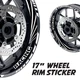 TTIN 17'' Rim Wheel Stickers Decal Kit For Yamaha FJ09 MT-09 Tracer 18-20 19