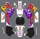 Old School Graphics for Yamaha YZ 125 250 YZ250 YZ125 1993 1994 1995 Decals