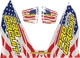 Pro Circuit T-6 Exhaust Decals Stars and Stripes DC22T6-SS