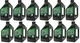 Pack of 12 Maxima Racing Oil Motorcycle Fork Fluid/Oil | 10W | 1 Liter | 55901