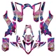 2017-2021 YFZ 50 MAYHEM Pink Senge Graphics Kit Compatible with Yamaha