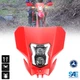 Front LED Headlight DRL Sealed RED Fairing For Honda CRF450L CRF450RL 2019-2024