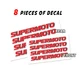 3D Supermoto Bike Stylish Rim Sticker Tape Decal Strip For HONDA XR 650L
