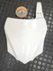 KAWASAKI KX100 KX85 Front Number Plate 58029-0011-266 KX 100 85 WHITE OEM