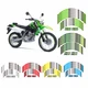 21" 18" RIM DECAL WHEEL STICKERS FOR KAWASAKI KLX 400R 2003-2005 400 2000-2016