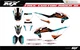 Fit KTM XCW XCFW EXC EXCF 2020 to 2023 & 2019 to 2022 SX SXF XC XCF graphic kit