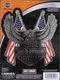Harley-Davidson Eagle and American Flags Decal Sticker 26016