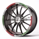 899 949 1199 1200 1299 Ducati Corse Wheel Decals Rim Sticker Stripe ITALY COLORS