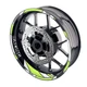 Light Green 17 inch GP06 Vinyl Wheel Rim Stickers For Yamaha MT07 18 19 20 21