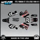 Graphics Kit for Yamaha YZ250 YZ125 (1996-2001) YZ 250 YZ 125 Viper - Grey Red