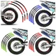21" 19" Front Rear Wheel Sticker For Kawasaki KX450 KX125 KX250 KX250F KX450F