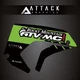 Attack Graphics Renegade Radiator Shroud Decal Green