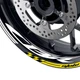 For Honda CBR1000RR 17 18 19 20 21 17 inch Yellow Rim Decal Wheel Stickers AA01
