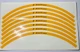 Sport Bike Suzuki Hayabusa Wheel Rim Decal Sticker Kit, YELLOW