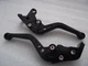 Yamaha VMAX (2009-2020), CNC levers set short black/black adjusters, R104/C777