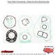 ATHENA Complete Gasket Kit Kawasaki Kdx 200 1991-1994