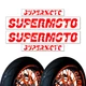 Inner Rim Stickers Supermoto 17" Tape Y01 For Yamaha YZ65 YZ85 YZ125 YZ250 20
