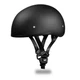 Daytona Helmets Skull Cap W/O Visor- Dull Black Motorcycle DOT Helmet D1-BNS