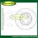 Premier Front Brake Disc Fits Rover 600 Honda Accord 1.9 2.0 2.2 2.3 2.5