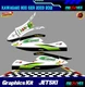 KAWASAKI 800 sxr 2003 2012 Jet Ski  Set Decals stickers Gr&aacute;phics kit