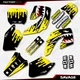 Yellow Savage Camo Racing Graphics Kit fits Honda Cr125 Cr250 00-01 CR 125 250