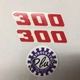 300 Displacement Decal Sticker Set  Radiator Shroud  Sprockets Plus Sticker KTM