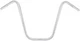 Burly Brand 1in. Narrow Bottom Ape Hanger Handlebar - Chrome - B28-338