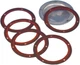 James Harley Twin-Cam 99-06 Foam Clutch Derby Cover Gaskets w/Beads 5pk 2541699F