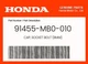 Honda Genuine Cap, Socket Bolt (8Mm) - 91455-Mb0-010