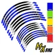 Honeycomb Dirt Bike Rim Wraps Sticker For Yamaha YZ 250FX 15-21 18 19 20