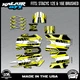 Graphics Kit for STACYC 12 EDRIVE and 16 EDRIVE BRUSHED Swift-yellow