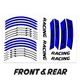 GP19 Wheel Rim Sticker Set For Honda CBR600RR CBR1000RR CBR1000RR-R SP
