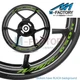 Rim Wheel Decal Stickers Stripe 17'' For Kawasaki NINJA 650R 2006-2018