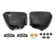 Complete Side Cover Kit w/ Orange Honda Wing Emblems - Honda CB750K - 1973-1976