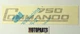 Decal, Norton Commando 750 Side Panel, Gold (06-2019)