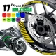 AA02 17 inch Wheel Rim Sticker Stripe For Honda CB 599 CB600 HORNET 98-06 05