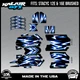 Graphics Kit for STACYC 12 EDRIVE and 16 EDRIVE BRUSHED Vizion Series - Blue