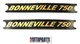 Decal, Bonneville 750, Triumph, pr. (60-4385)