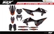 Fit KTM XCW XCFW EXC EXCF 2020 to 2023 & 2019 to 2022 SX SXF XC XCF graphic kit