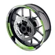 17 inch GP07 Green Vinyl Wheel Rim Stickers For Suzuki SV 650X 19 20