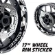 SP13 17'' Rim Wheel Stickers Decal For Suzuki GSX1300R Hayabusa 99-20 19 18 17