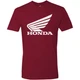 Honda Apparel Honda Wing T-Shirt - Maroon | 2XL