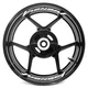 White Inner Stripe Decal Wheel Stickers For Aprilia TUONO V4 1100 RR 15-21