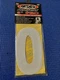 FACTORY EFFEX 8" WHITE  #0   PRO NUMBER FOR Motocross Racing Vintage FX02-4370